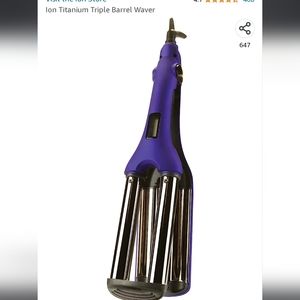 Ion Titanium Triple Barrel Waver